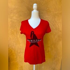 Official Hamilton the Musical V-Neck Tee - Size XL